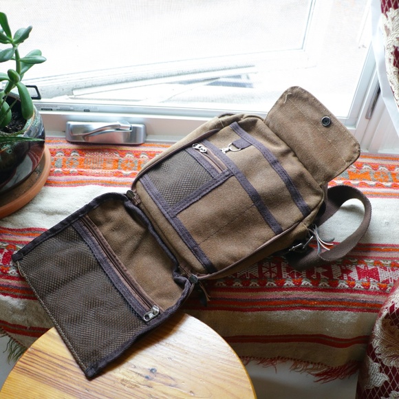 Mini Canvas Crossbody Bag - Picture 7 of 10